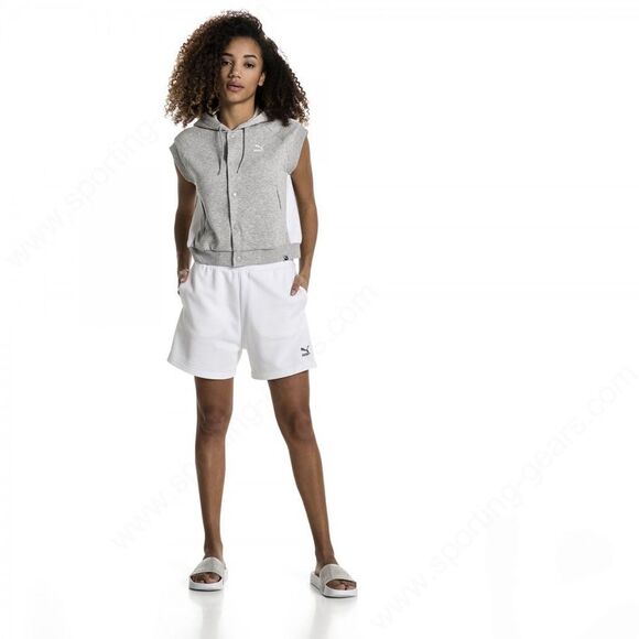 Vintage 90’s Y2K Puma Classics Sleeveless Logo T7 Hoodie Sweater Size Medium - Picture 2 of 9